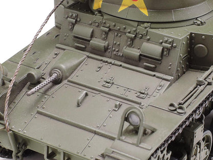 TAMIYA 35360 35360-1:35 US M3 Stuart Late Production, Model Making, Plastic Construction Kit, Unvarnished