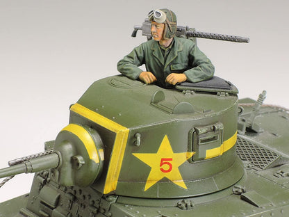TAMIYA 35360 35360-1:35 US M3 Stuart Late Production, Model Making, Plastic Construction Kit, Unvarnished