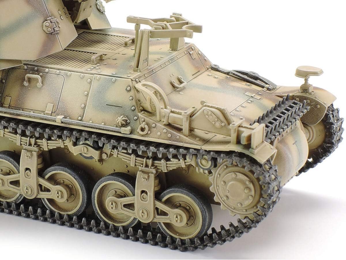TAMIYA 35370-000 1:35 German Sd.Kfz.135 Marten I Hunting Tank, Highly Model, Plastic Kit for Assembly, Detailed Replica, Unpainted, Brown