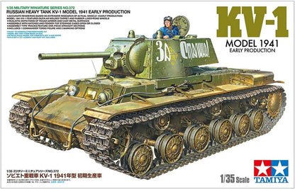 Tamiya 35372-000 35372 Russian Heavy Tank KV-1F 1941 Early Prod. 1:35 Plastic Model Kit