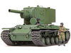 TAMIYA Army 35375 1:35 Rus. Black Pz. KV-2 Gigant 152 mm-Faithful Replica, Making, Plastic, Crafts, Hobbies, Gluing, Model kit, Assembly, unpainted, Multicoloured