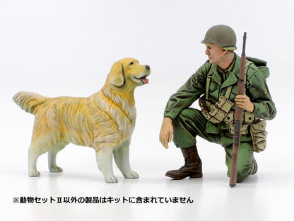 TAMIYA 35385 1:35 Diorama Set Pets Set 2 (8) - Model Building, Plastic Kit, Crafts, Hobby, Gluing, Plastic Kit, Unpainted