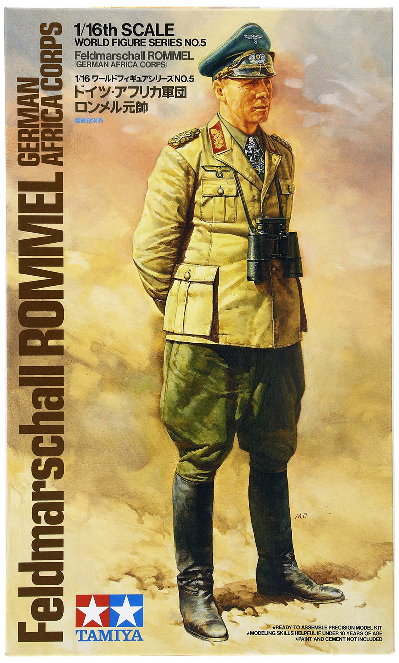 TAMIYA 300036305 – 1:16 WWII Figure Field Marching Rommel Africa