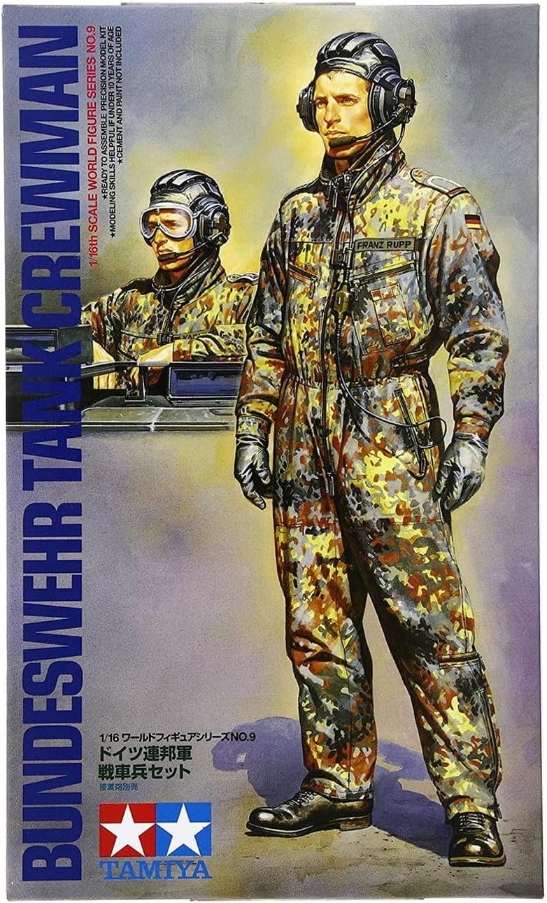 TAMIYA 300036309-1:16 Figure, German Armed Forces, Leopard (2), Tank