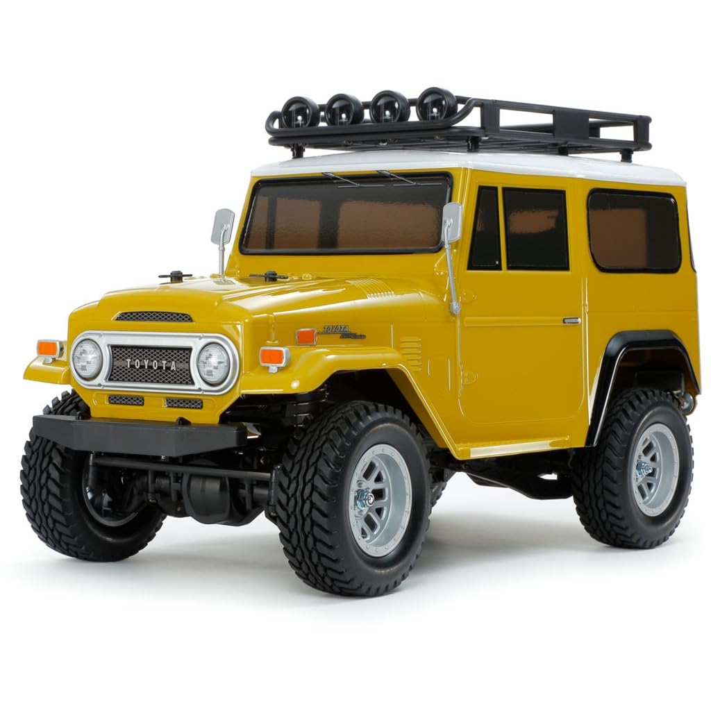 Tamiya RC 47490 Toyota Land Cruiser Yellow Body CC-02 1:10 RC Car Assembly Kit