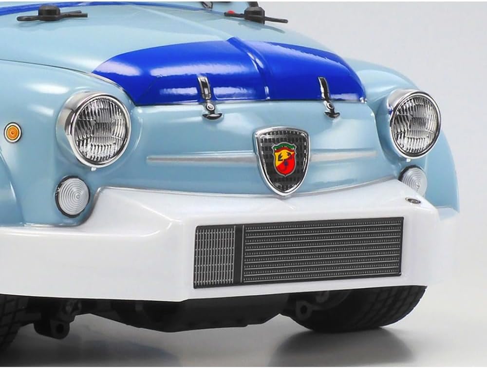 Tamiya 47492 1:10 RC FIAT Abarth 1000TCR MB-01 Pintado - Coche Radio Control, vehiculo RC, modelismo, Kit para armar, Hobby, Manualidades, modelismo RC