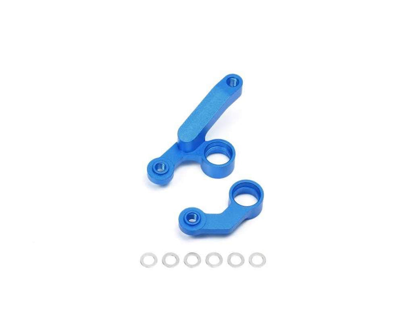 Tamiya M-08C - Palanca de dirección (Aluminio, (L/R), Color Azul anodizado
