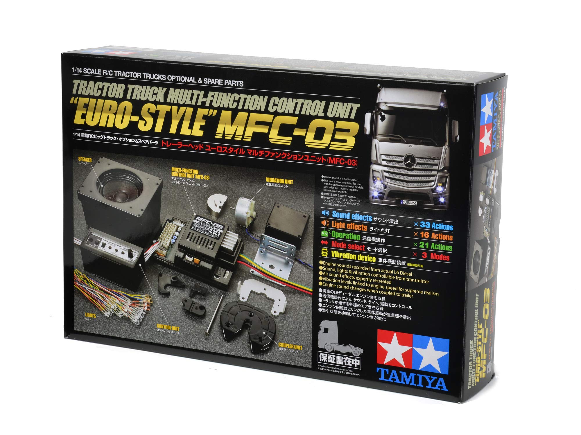 TAMIYA 300056523 1:14 MFC-03 Truck-Multifunktionseinheit, schwarz