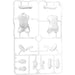 TAMIYA 300056536 1:14 Truck Driver Figure kit, White