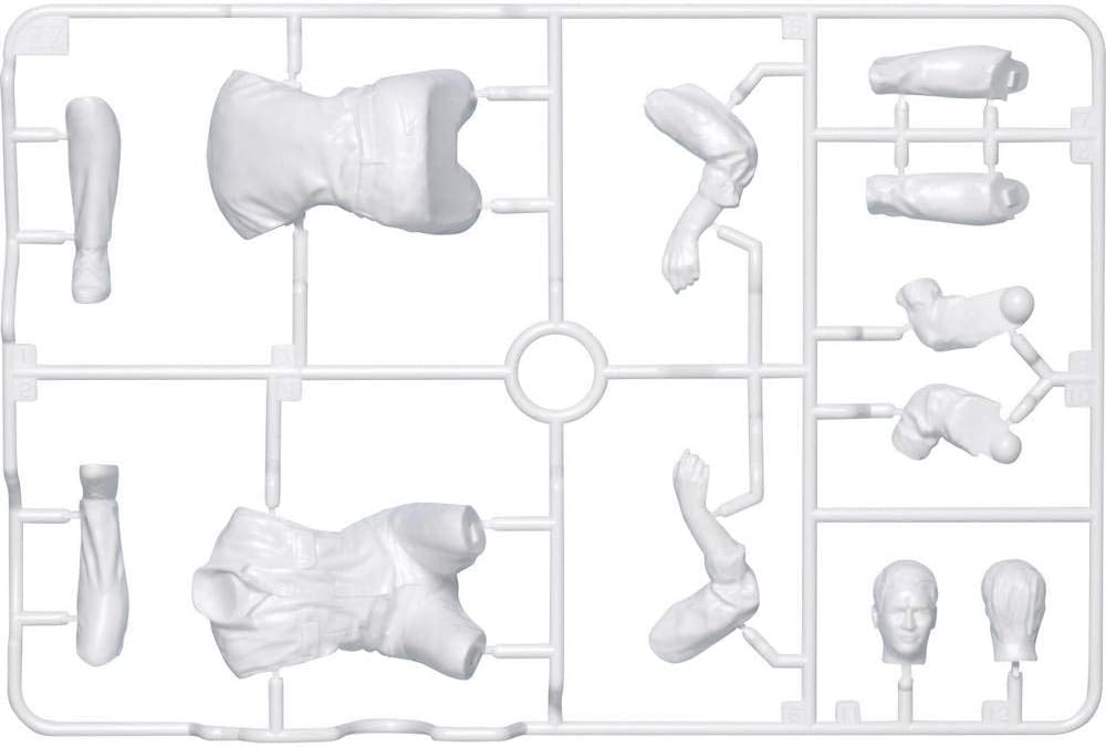 TAMIYA 300056536 1:14 Truck Driver Figure kit, White