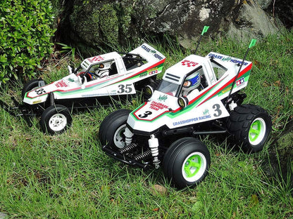 TAMIYA 58662 – 1:10 RC Comical Grasshopper WR-02CB, Remote Controlled Car/Vehicle, Model Building, Kit, Unvarnished
