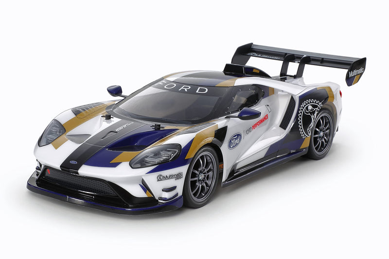 TAMIYA 58689 1:10 Ford GT Mk.II 2020 (TT-02), Remote Controlled car, RC Vehicle, Building, Assembly, kit Model, Multicoloured