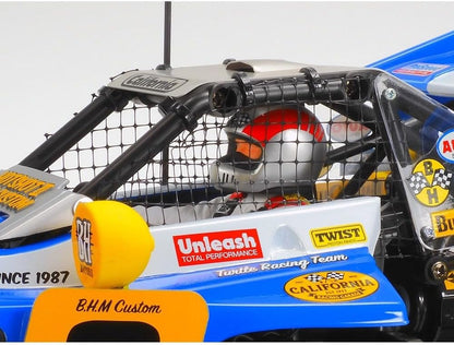 TAMIYA 58710 1:10 Hotshot II Blockhead Motors-Remote Controlled Car, RC Vehicle, Model Building, Hobby Crafts, Light Blue