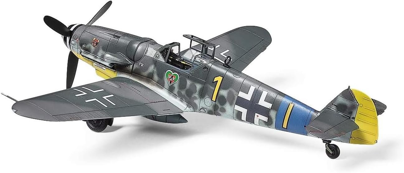 Tamiya 60790 – 1:72 Bf-109 G-6 Messerschmitt, model making, plastic kit, hobby, crafts, gluing, model building kit, model, assembly. Unvarnished