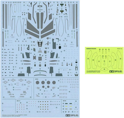 TAMIYA 60792 1:72 F-35A Lightning II - Faithful Replica, Plastic Kit, Crafts, Model Kit, Assembly, Unpainted, Multi-Coloured