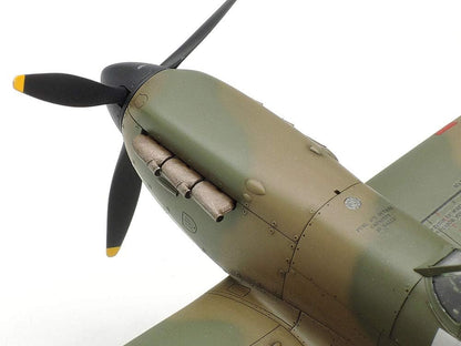 Tamiya TAM61119 Fahrzeug 61119-1:48 British Supermarine Spitfire Mk.I, Model Building, Plastic Kit, Unvarnished