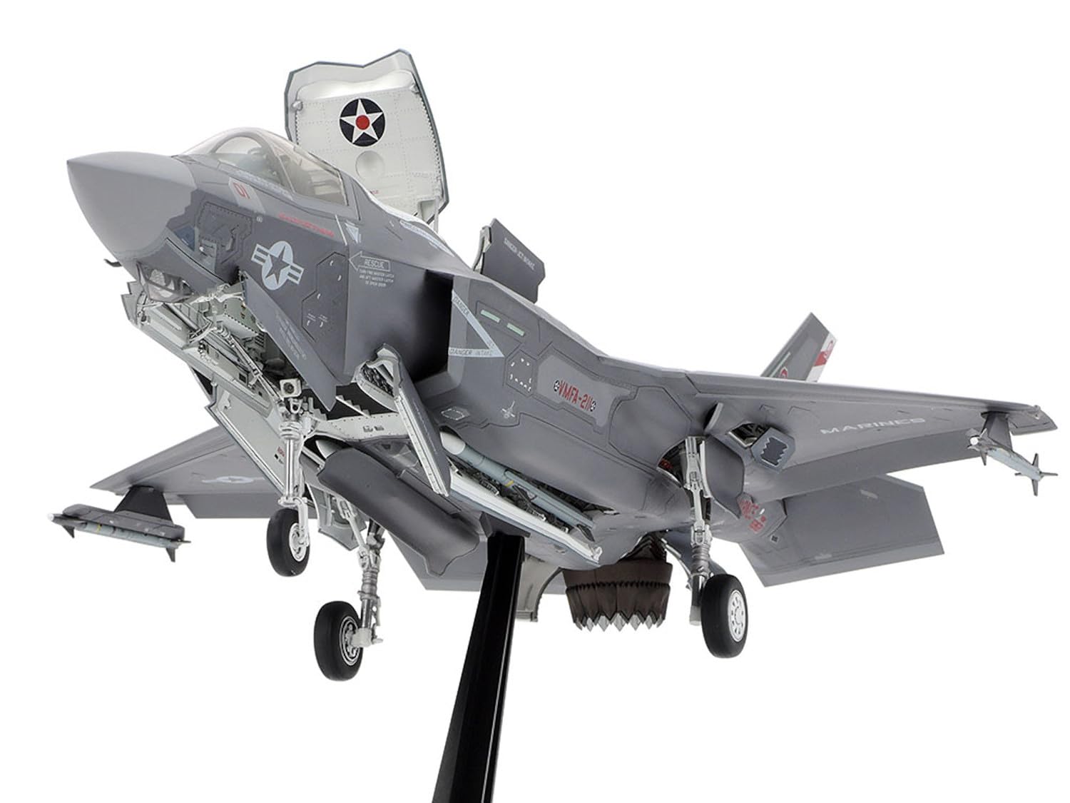 TAMIYA 61125 1:48 US F-35B Lightning II-Faithful Replica, Plastic, Crafts, Model kit, Assembly, unpainted