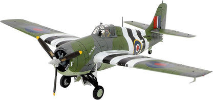 TAMIYA 61126 1:48 US Grum. FM-1 Wildcat/Martlet Mk.V, Plastic, Military Kit, Stand Model Building, Unvarnished