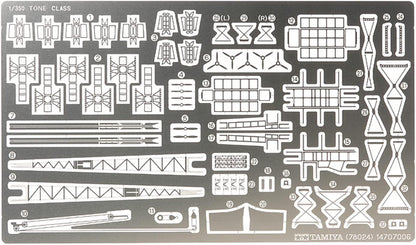 Tamiya IJN heavy Japanese Tone cruiser model kit, 300078024, 1:350