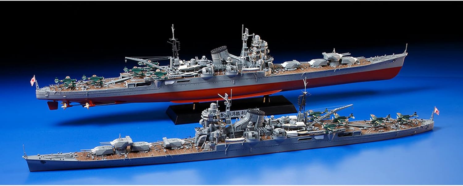 Tamiya IJN heavy Japanese Tone cruiser model kit, 300078024, 1:350