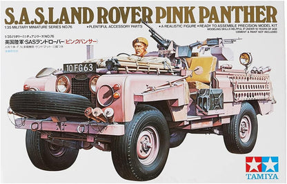 Tamiya 300035076-1:35 WWII British SAS Land Rover Pink Panther (1