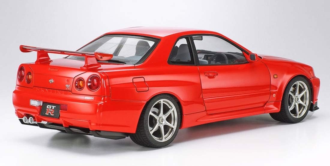 Tamiya 1/24 Sports Car | Model Building Kits | No.210 Nissan Skyline GT-R Spec V (R34) 24210  (Japan Import