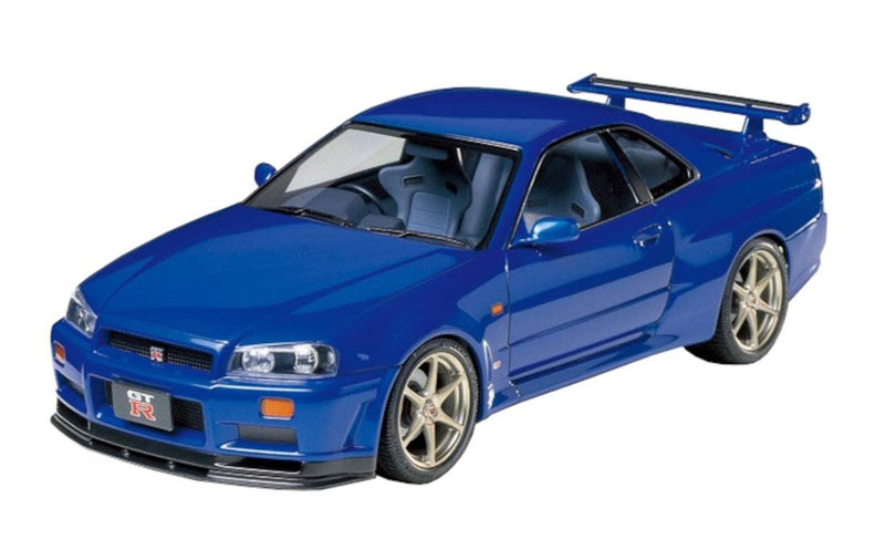Tamiya 1/24 Sports Car | Model Building Kits | No.210 Nissan Skyline GT-R Spec V (R34) 24210  (Japan Import
