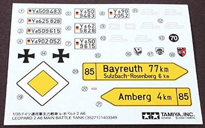 Tamiya 35271 Leopard 2 A6 Main Battle Tank Toy