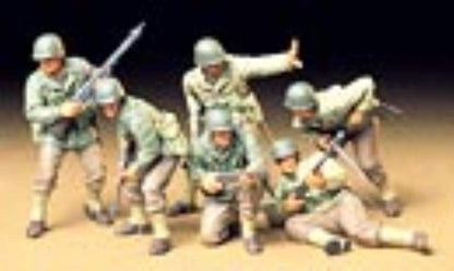 Tamiya- INF US Army Assault WWII 1/35 Soldado Kits de construcción de Modelos de Figuras, Color Verde (T2M 35192
