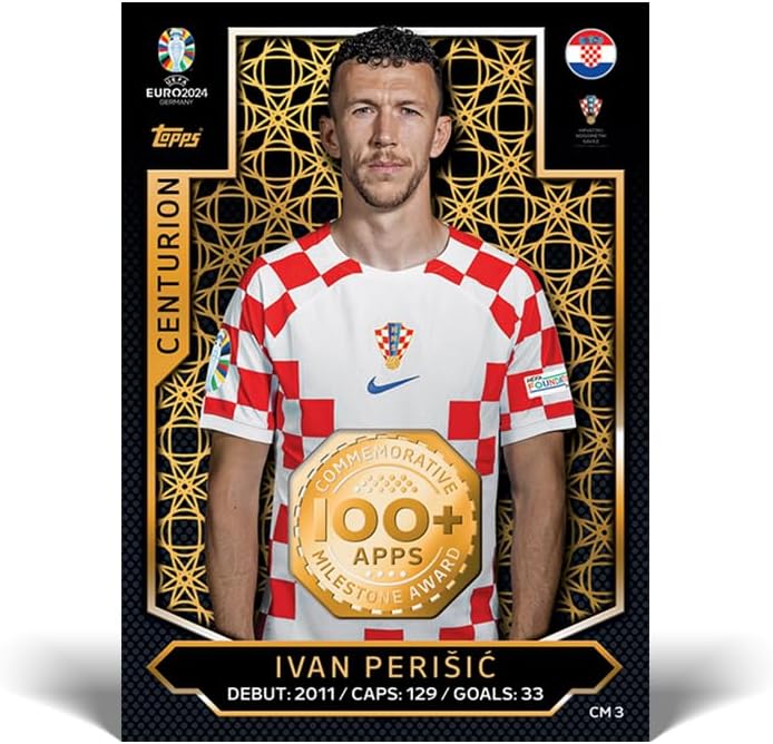Topps Official Euro 2024 Match Attax - Mega Tin 1 - Hot Shots - contains 44 EURO 2024 Match Attax cards plus 4 exclusive Hot Shots Limited Edition cards! Mega Tin Hot Shots
