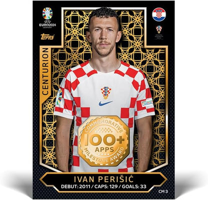 Topps Official Euro 2024 Match Attax - Mega Tin 1 - Hot Shots - contains 44 EURO 2024 Match Attax cards plus 4 exclusive Hot Shots Limited Edition cards! Mega Tin Hot Shots