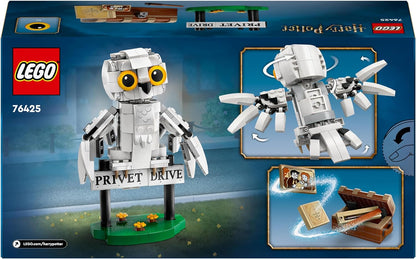 LEGO Harry Potter Hedwig at 4 Privet Drive, Buildable Toy for 7 Plus Year Old Kids, Girls & Boys, with an Owl Figure, Independent Play Set, Small Wizarding World Gift Idea 76425