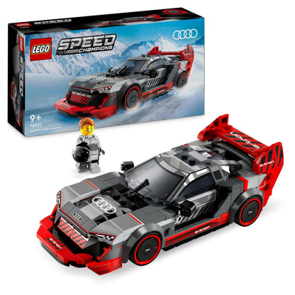 LEGO Speed Champions Audi S1 e-tron quattro Race Car Toy Vehicle, Buildable Model Set for Kids, Playable Display Gift Idea for 9 Plus Year Old Boys and Girls Who Enjoy Independent Play 76921