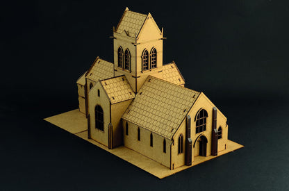 Italeri 6199 1:72 Battle of Normandy St-Mère-Église, Standing Model Building, Crafts, Hobby, Gluing, Plastic Kit, Detailed