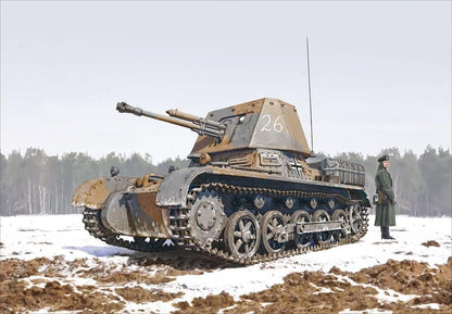 Italeri 6577S 1:35 Ger Hunter Building, Construction, Stand Model Making, Crafts, Hobbies, Gluing, Plastic, Detailed Tank kit, Military, Multicoloured