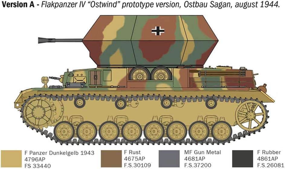 Italeri - 1/35 FLAKPANZER IV OSTWIND (1/23) *
