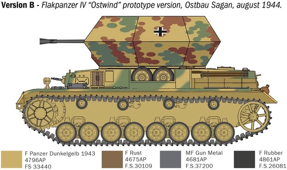 Italeri - 1/35 FLAKPANZER IV OSTWIND (1/23) *