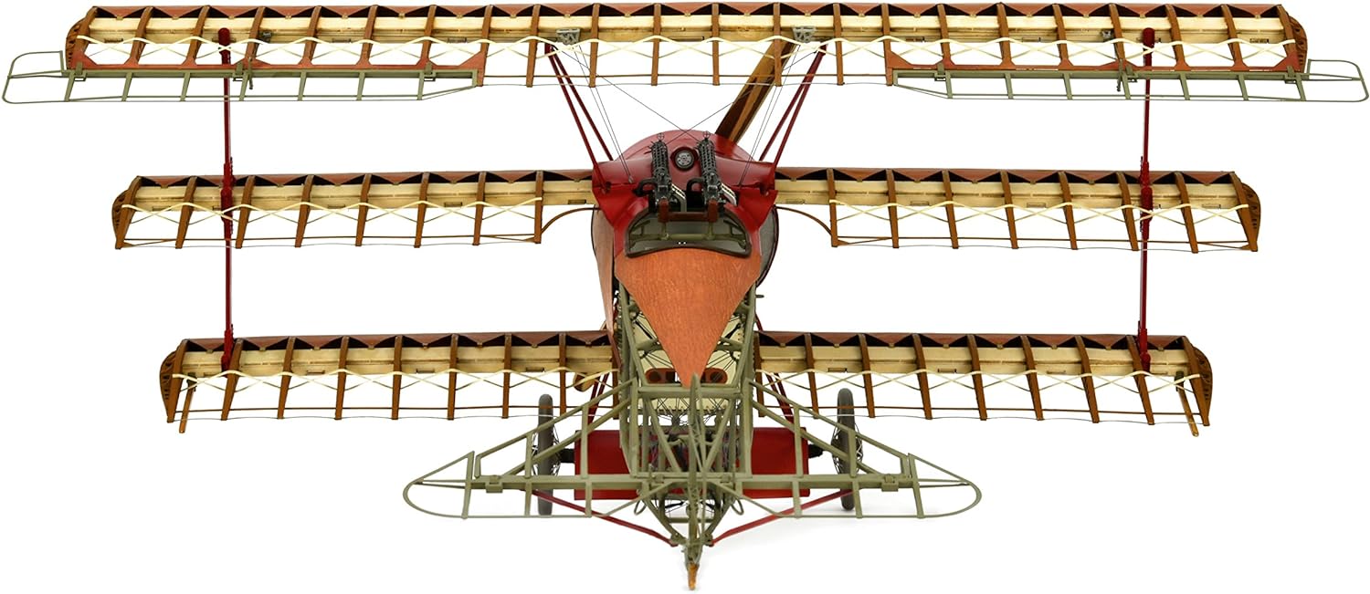 Artesanía Latina 20350. Wooden & metal fighter model Fokker Dr. I 1:16