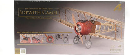 Artesanía Latina 20351. Wooden & metal fighter Sopwith Camel 1:16