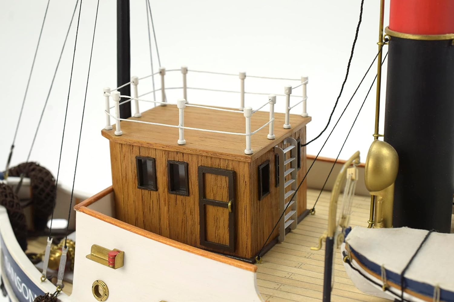 Artesanía Latina - Wooden Model Ship Kit – Tugboat, Sanson - Model 20415, Scale 1:50 - Models to Assemble - Intermediate Level