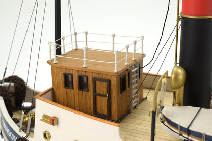 Artesanía Latina - Wooden Model Ship Kit – Tugboat, Sanson - Model 20415, Scale 1:50 - Models to Assemble - Intermediate Level