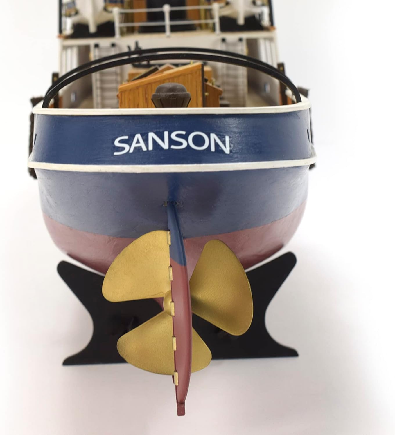 Artesanía Latina - Wooden Model Ship Kit – Tugboat, Sanson - Model 20415, Scale 1:50 - Models to Assemble - Intermediate Level