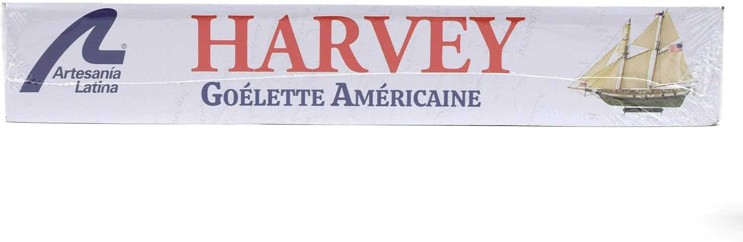 Artesania Latina 22416. Wooden Ship Model Kit. Harvey American Schooner 1:60 Scale. Model Building Kit