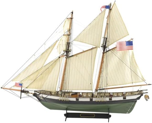Artesania Latina 22416. Wooden Ship Model Kit. Harvey American Schooner 1:60 Scale. Model Building Kit