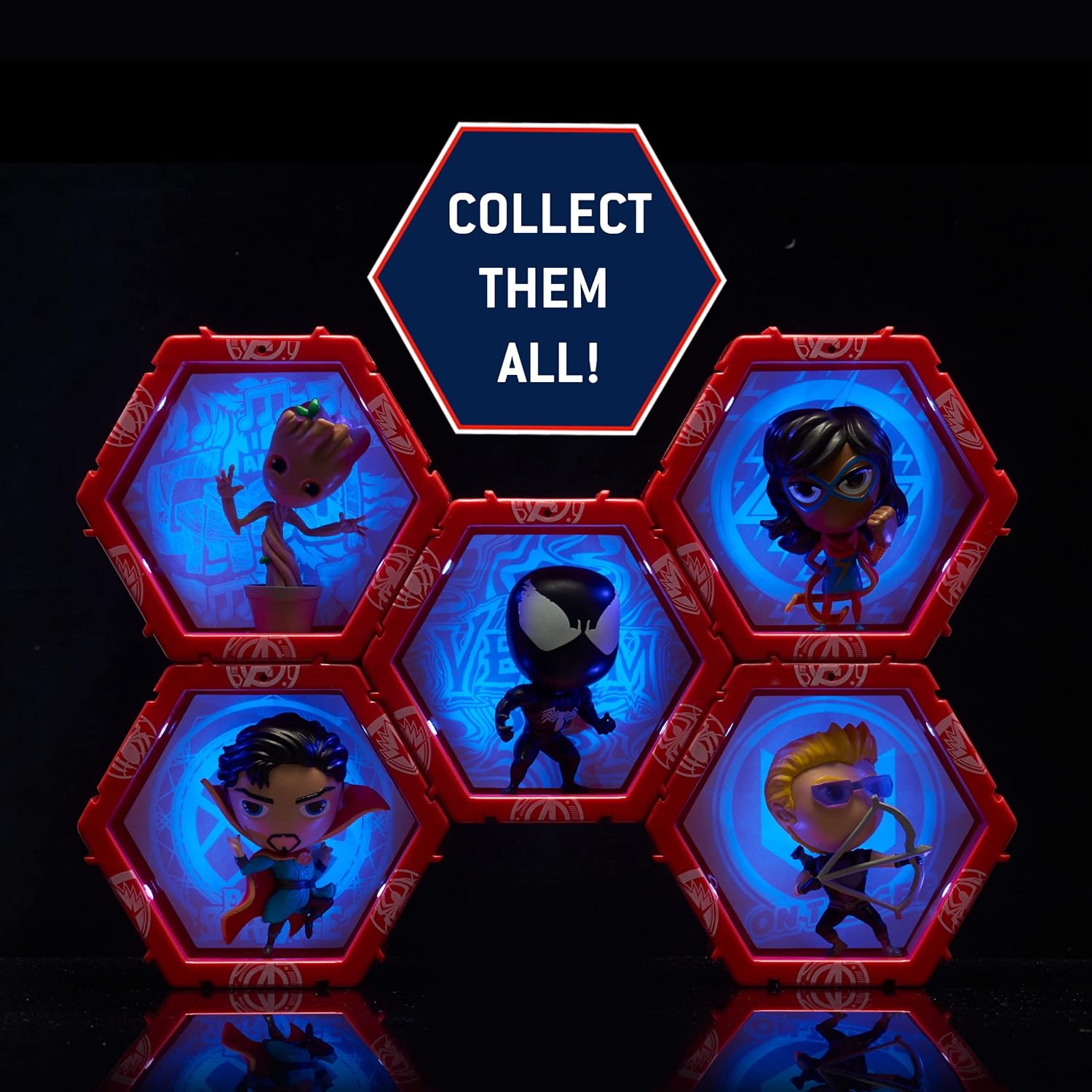WOW! PODS Wow - Colección Marvel Avengers - Ojo de Halcón - Figura Coleccionable con luz y Sensor de Movimiento (Deqube 918MVL101638)