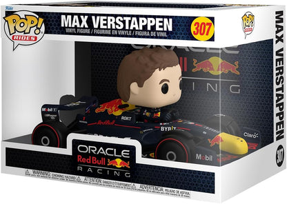 Funko POP! Ride Super Deluxe: Formula 1 - Max Verstappen - Red Bull F1 - Collectable Vinyl Figure - Gift Idea - Official Merchandise - Toys for Kids & Adults - Sports Fans