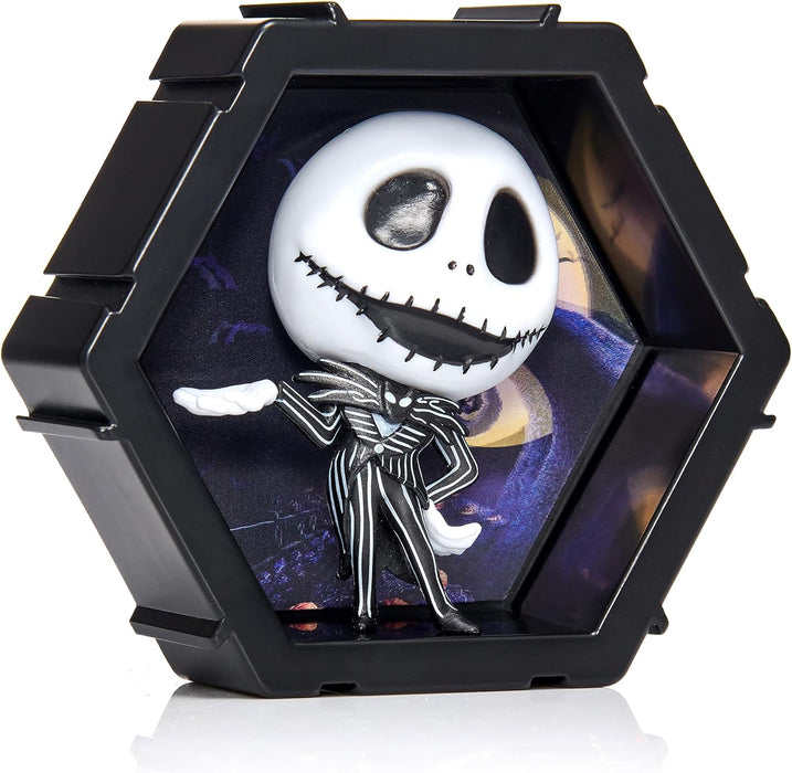 WOW! PODS 4D Disney Jack Skellington | Unique Connectable Collectable Bobble-head figure that Bursts from their World into Yours | Wall or Shelf Display | Disney Toys and Gifts