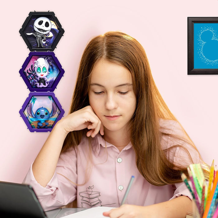 WOW! PODS 4D Disney Jack Skellington | Unique Connectable Collectable Bobble-head figure that Bursts from their World into Yours | Wall or Shelf Display | Disney Toys and Gifts