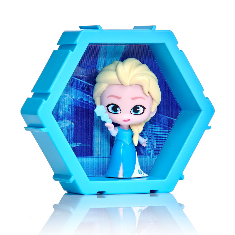 WOW! PODS - 4D Disney Elsa, Unique Connectable Collectable Bobble-head figure that Bursts from their World into Yours, Wall or Shelf Display, Disney Toys and Gifts, Series 1 no. 425
