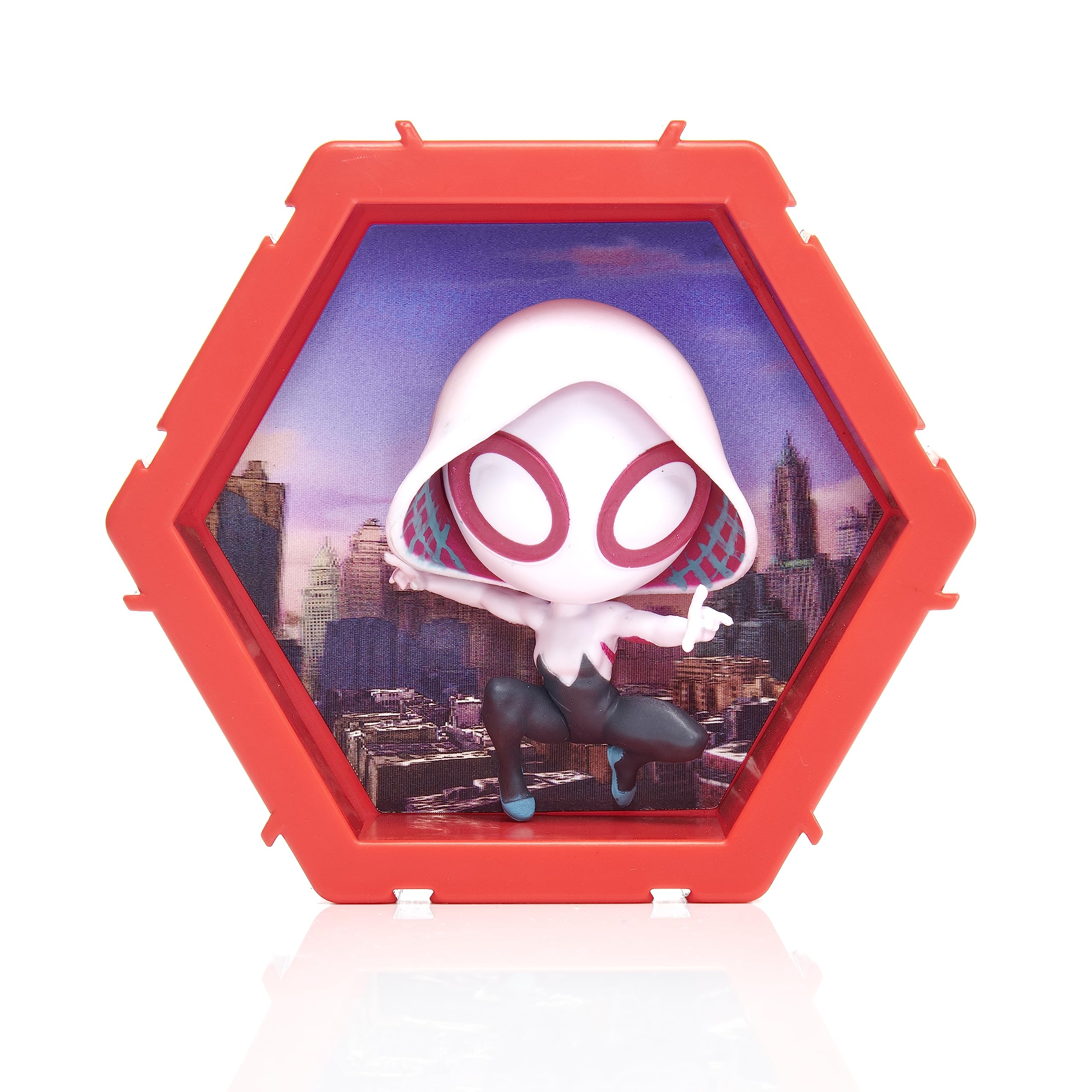 PODS 4D Marvel Spider Gwen, Connectable Collectable Bobble-head figure that Bursts from their World into Yours, Wall or Shelf Display, Marvel Toys and Gifts, Series 1 no. 461